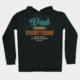 Dad Knows Everything For Father'S Day Hoodie